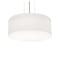 Afx Anton 12'' Pendant - Satin Nickel Finish - Linen White Shade ANP1214MBSN-LW - alternate 1